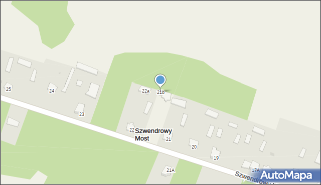 Szwendrowy Most, Szwendrowy Most, 21b, mapa Szwendrowy Most