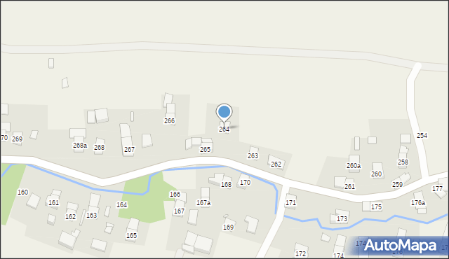 Szybowice, Szybowice, 264, mapa Szybowice