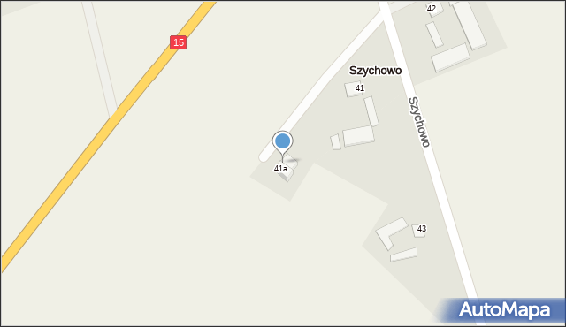 Szychowo, Szychowo, 41b, mapa Szychowo