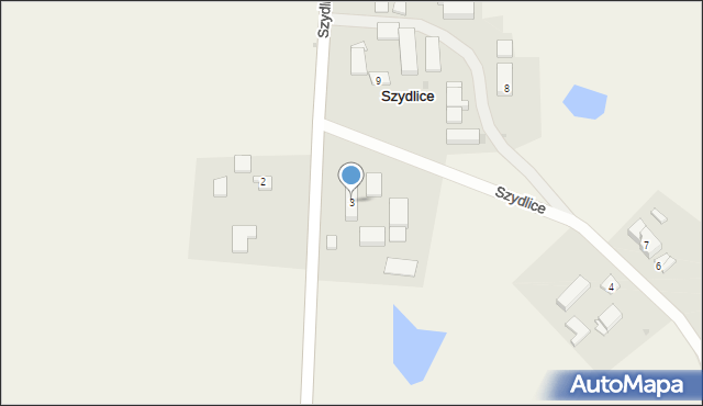 Szydlice, Szydlice, 3, mapa Szydlice