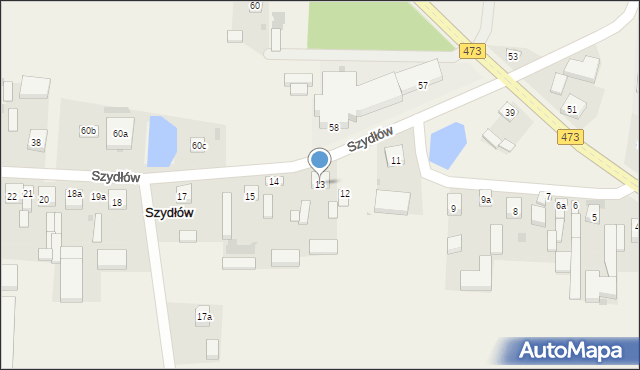 Szydłów, Szydłów, 13, mapa Szydłów