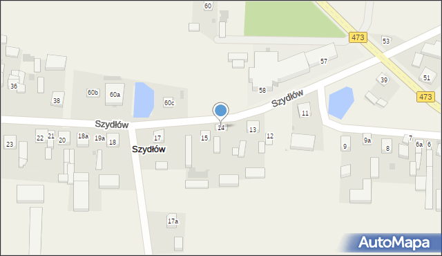 Szydłów, Szydłów, 14, mapa Szydłów