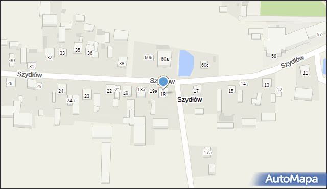 Szydłów, Szydłów, 18, mapa Szydłów