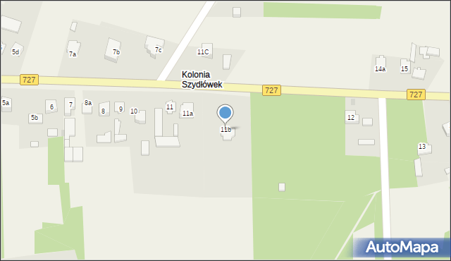 Szydłówek, Szydłówek, 11b, mapa Szydłówek