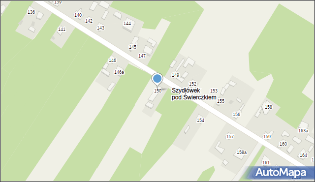 Szydłówek, Szydłówek, 150, mapa Szydłówek