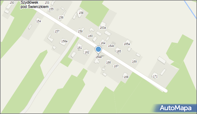 Szydłówek, Szydłówek, 164a, mapa Szydłówek