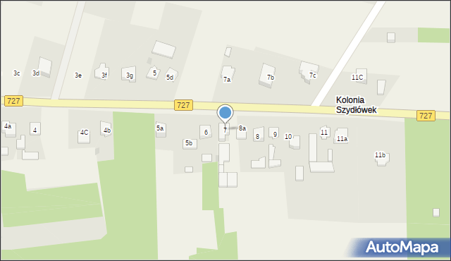 Szydłówek, Szydłówek, 7, mapa Szydłówek