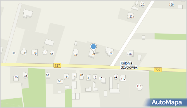 Szydłówek, Szydłówek, 7b, mapa Szydłówek