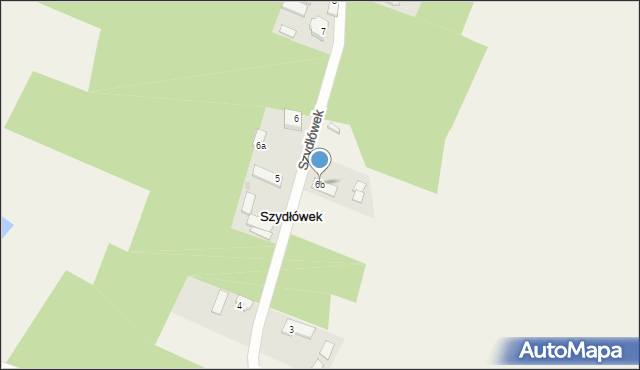 Szydłówek, Szydłówek, 6b, mapa Szydłówek