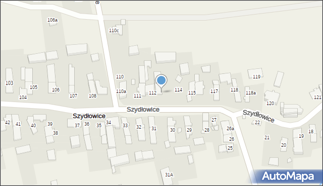 Szydłowice, Szydłowice, 113, mapa Szydłowice