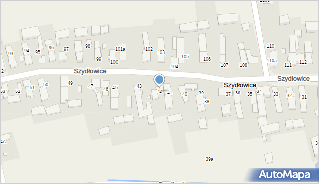 Szydłowice, Szydłowice, 42, mapa Szydłowice