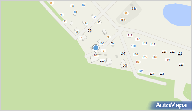 Szydłówiec, Szydłówiec, 104, mapa Szydłówiec