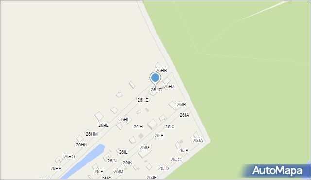 Szydłówiec, Szydłówiec, 26HC, mapa Szydłówiec