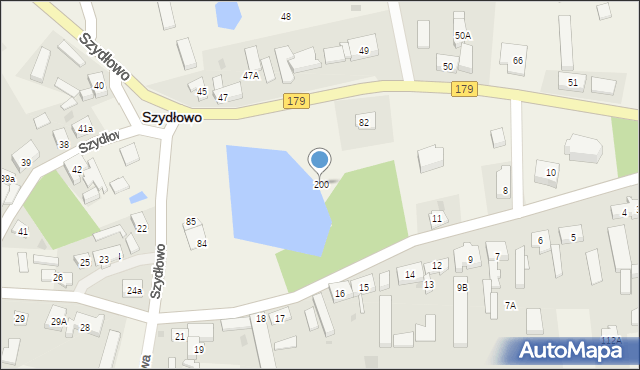 Szydłowo, Szydłowo, 200, mapa Szydłowo