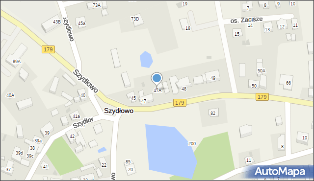 Szydłowo, Szydłowo, 47A, mapa Szydłowo