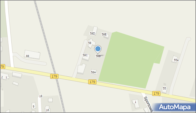 Szydłowo, Szydłowo, 58B, mapa Szydłowo