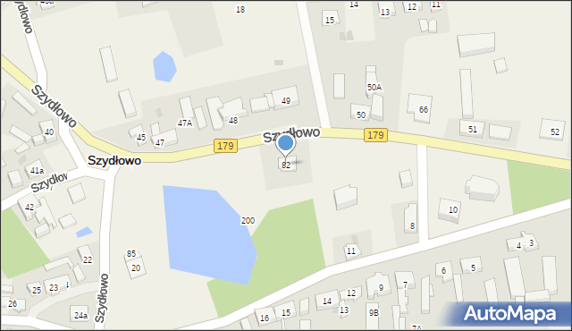 Szydłowo, Szydłowo, 82, mapa Szydłowo