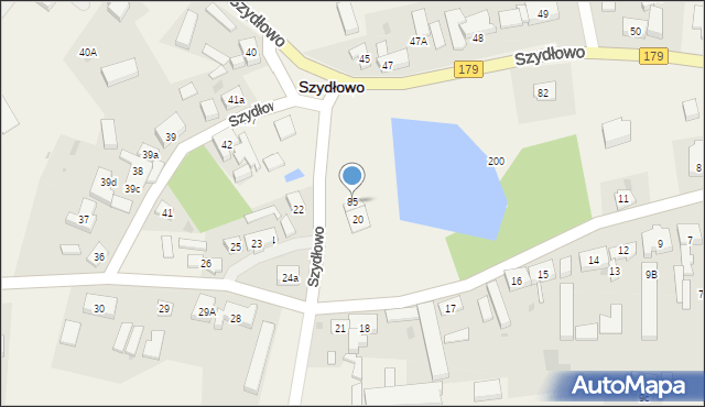 Szydłowo, Szydłowo, 85, mapa Szydłowo