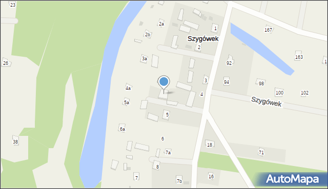 Szygówek, Szygówek, 4, mapa Szygówek