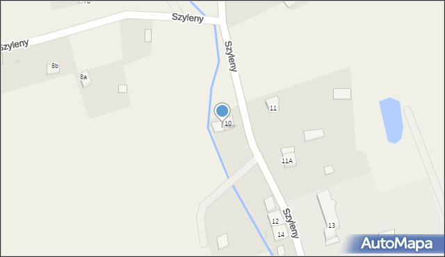 Szyleny, Szyleny, 10A, mapa Szyleny