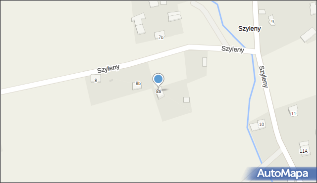 Szyleny, Szyleny, 8a, mapa Szyleny