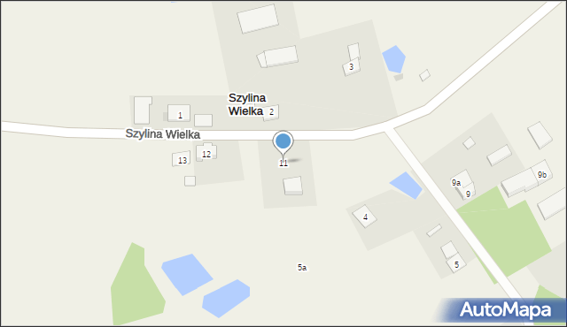 Szylina Wielka, Szylina Wielka, 11, mapa Szylina Wielka