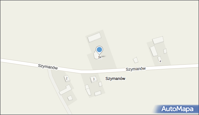 Szymanów, Szymanów, 3A, mapa Szymanów