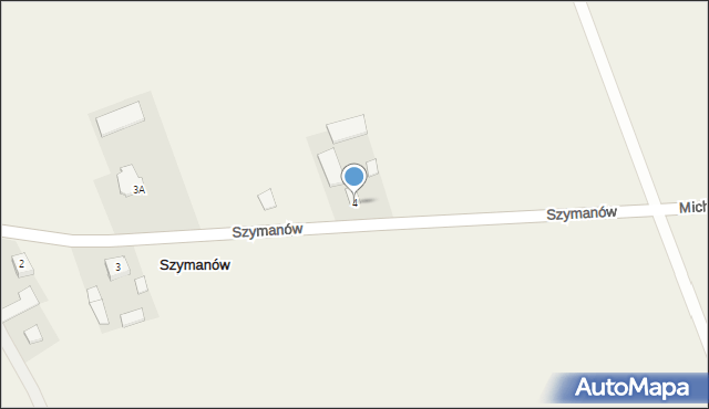 Szymanów, Szymanów, 4, mapa Szymanów