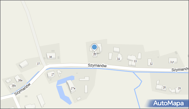 Szymanów, Szymanów, 35, mapa Szymanów