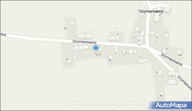 Szymanowice, Szymanowice, 3, mapa Szymanowice