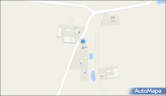 Szymanowice Duże, Szymanowice Duże, 40, mapa Szymanowice Duże