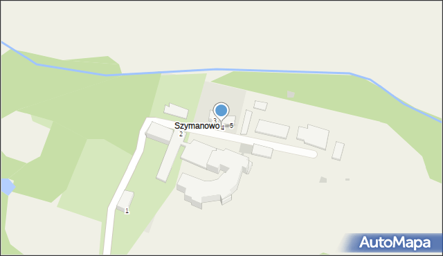 Szymanowo, Szymanowo, 4, mapa Szymanowo