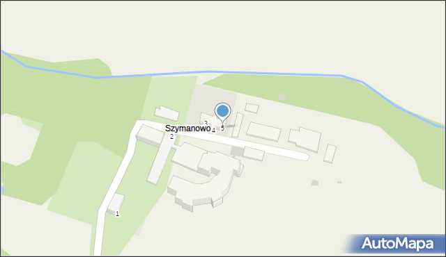 Szymanowo, Szymanowo, 5, mapa Szymanowo