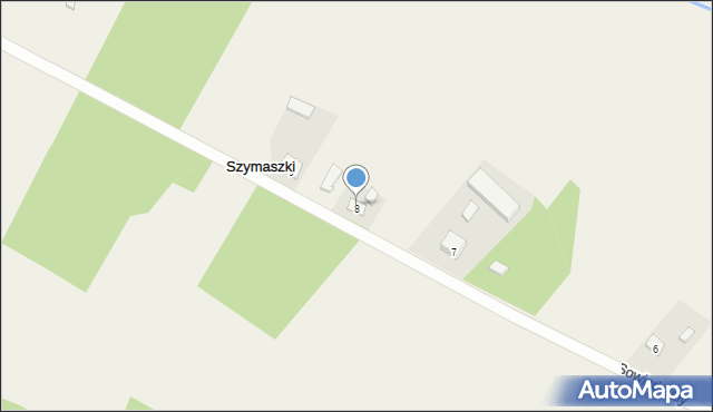 Szymaszki, Szymaszki, 8, mapa Szymaszki