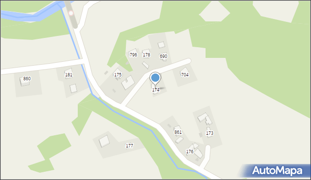 Szymbark, Szymbark, 174, mapa Szymbark