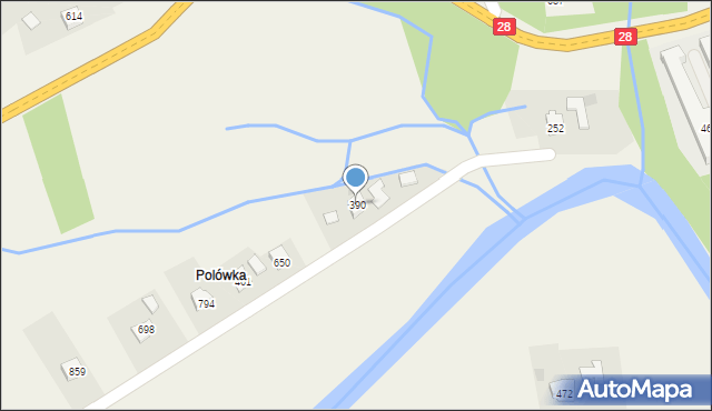 Szymbark, Szymbark, 390, mapa Szymbark