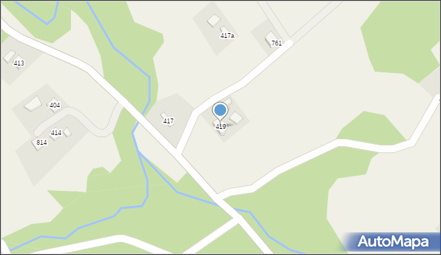 Szymbark, Szymbark, 419, mapa Szymbark