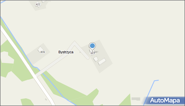 Szymbark, Szymbark, 423, mapa Szymbark