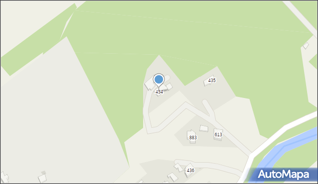 Szymbark, Szymbark, 434, mapa Szymbark