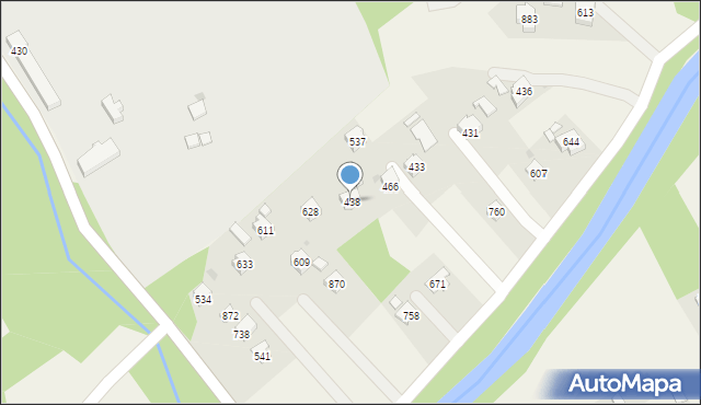 Szymbark, Szymbark, 438, mapa Szymbark