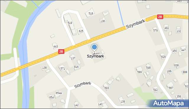 Szymbark, Szymbark, 482, mapa Szymbark