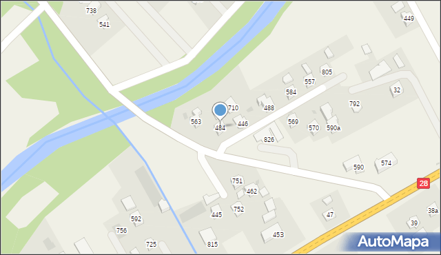 Szymbark, Szymbark, 484, mapa Szymbark