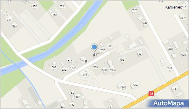 Szymbark, Szymbark, 584, mapa Szymbark