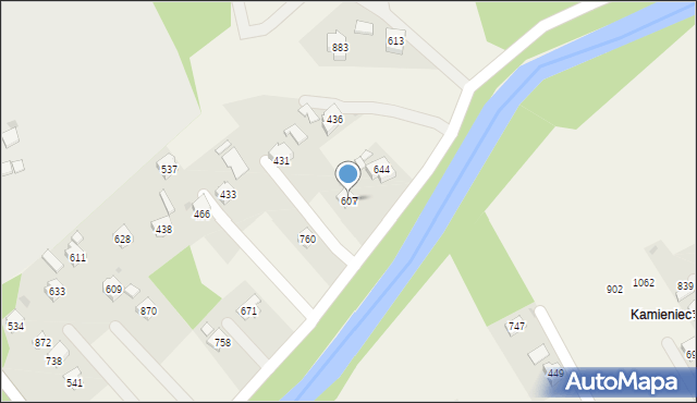Szymbark, Szymbark, 607, mapa Szymbark