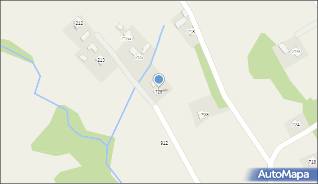 Szymbark, Szymbark, 728, mapa Szymbark