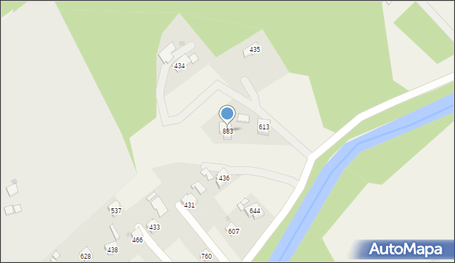 Szymbark, Szymbark, 883, mapa Szymbark