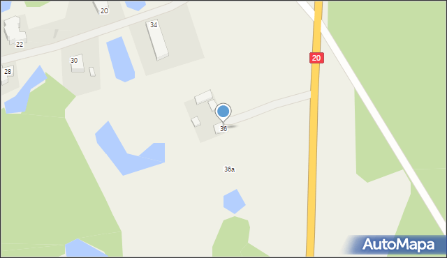 Szymbark, Szymbarskich Zakładników, 36, mapa Szymbark