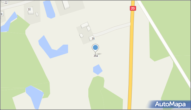 Szymbark, Szymbarskich Zakładników, 36a, mapa Szymbark