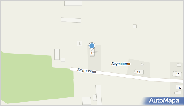 Szymborno, Szymborno, 31, mapa Szymborno