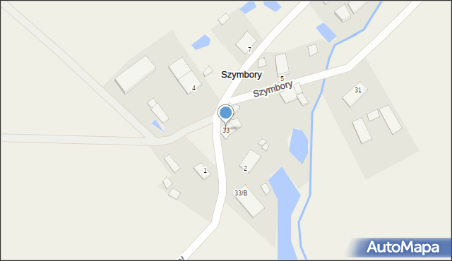 Szymbory, Szymbory, 33, mapa Szymbory